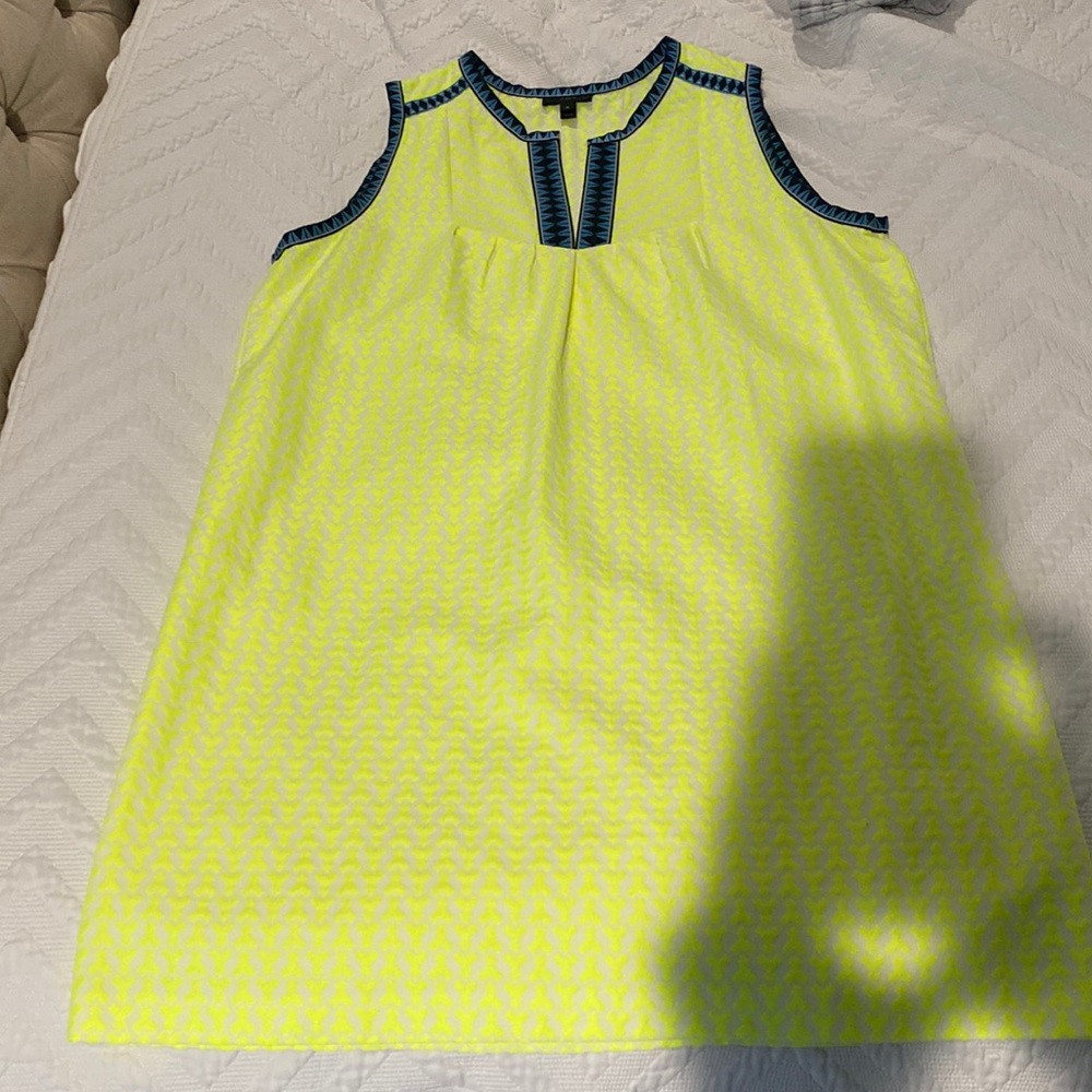 Neon Green J. Crew Dress